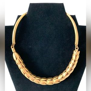 J. Crew articulated laurel wreath necklace. 18 inches long and adjustable.
